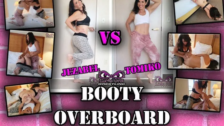 Lucha Girls ~ Female Pro Wrestling - 1268-Booty Overboard - Butt Baring Booty Tickling Wrestling