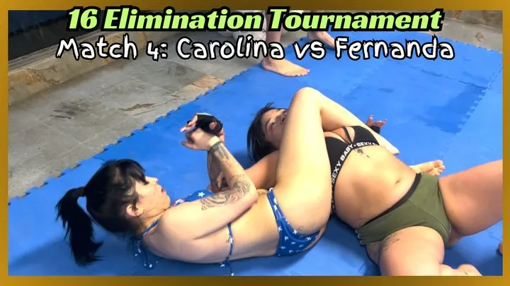Kink Sports - Fight 4 - 16 Person Elimination Tournament - Fernanda vs Carolina (mov)