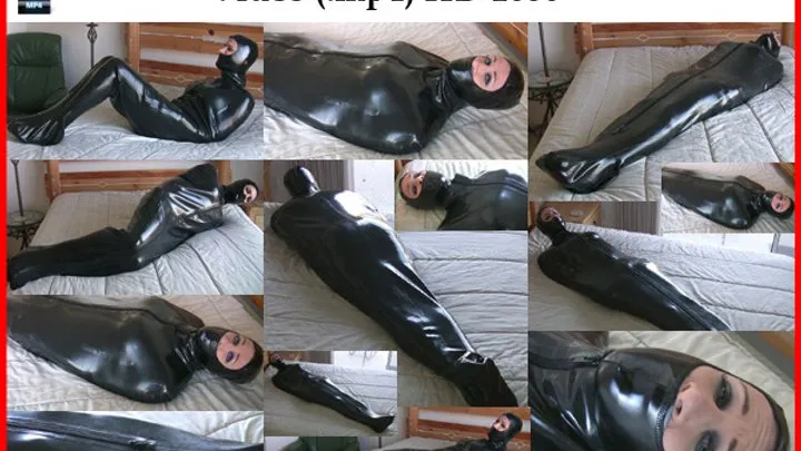 Male Bondage Fetish - Sandra Gibbons - Trapped in Rubber (mp4 HD 1080)