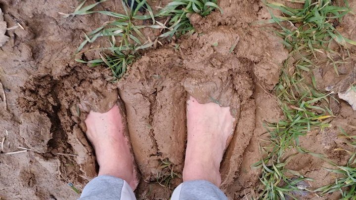Ladsfeet And Tickling - Barefoot Mud Hike Foot Wash HD 25th Jan 2024