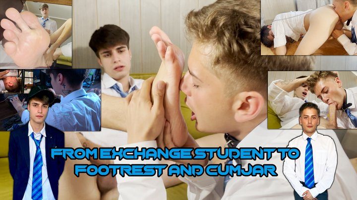 Str8crushfeet - David - From exchange student to footrest and cumjar ( Eric)