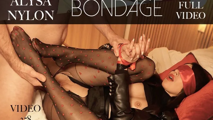 Alysa Nylon - 258 FULL VIDEO BLINDFOLDED HANDS TIED