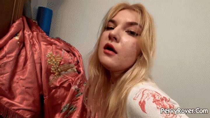 Pervy Rover - Face Sitting With Blonde Princess In Red Fishnets