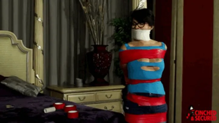 Cinched And Secured - Gigi Lynn - Tricked Into Tape (WMV Format)