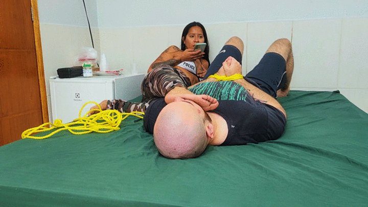Evil Brazilian Girls - Face sitting, by Anita and Slave, (cam by Manu) FULL HD