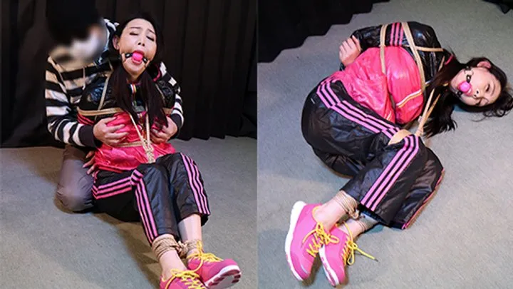 Tokyo Bondage Damsels - MD15 Japanese MILF Madoka Bound & Gagged Workout Part1 (MP4)