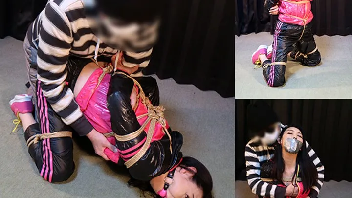 Tokyo Bondage Damsels - MD16 Japanese MILF Madoka Bound & Gagged Workout Part2 (HD)