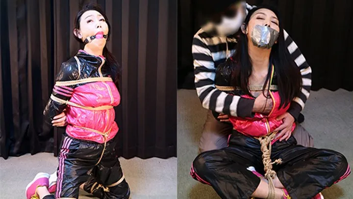 Tokyo Bondage Damsels - MD16 Japanese MILF Madoka Bound & Gagged Workout Part2 (MP4)