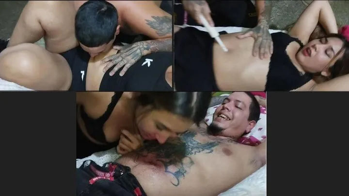Ninosticklingstudio - Complete navel licking video of Emily, Julio and Vilma