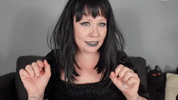 Deanna's Clip Store - Goth Stepmom tickles you until you Cum! MP4 720