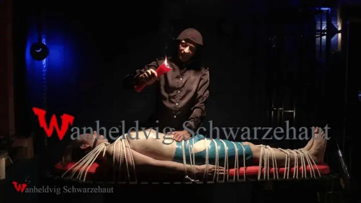 Wanheldvig Schwarzehaut - TIED RIKKI between BELLY PLAY and FOOT TICKLING FHD 1080p