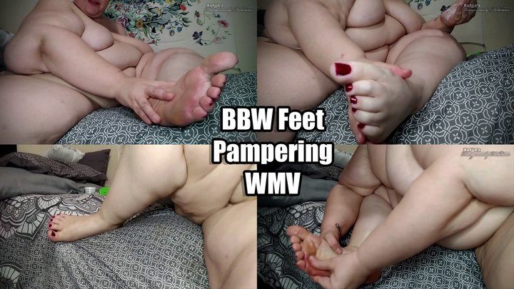 Ssbbw Xutjja's Shameless Gluttony - BBW Feet Pampering (WMV)