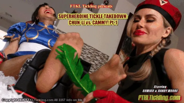 Ftkl's Foot  Tickling Fantasies - Superheroine Tickle Takedown: Chun Li vs Cammy Pt 1 (1080 mp4)