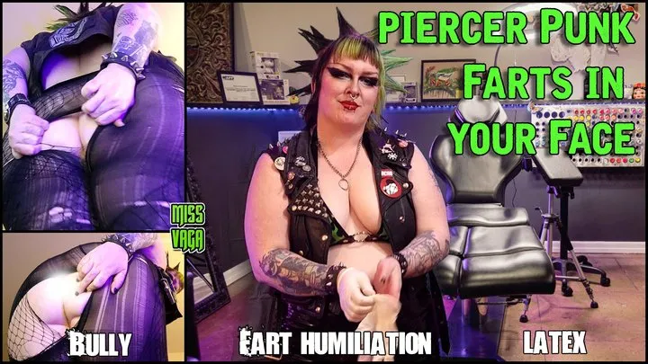 Miss Vaga Bbw Punk - PIERCER PUNK FARTS IN YOUR NERD FACE!