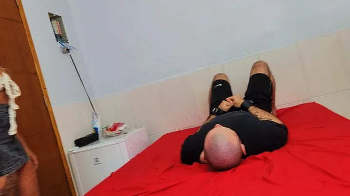Manuela Albertine Fetish - Farting teen brunette, part 1, by Olivia Mattos and Slave, (cam by Manu) FULL HD