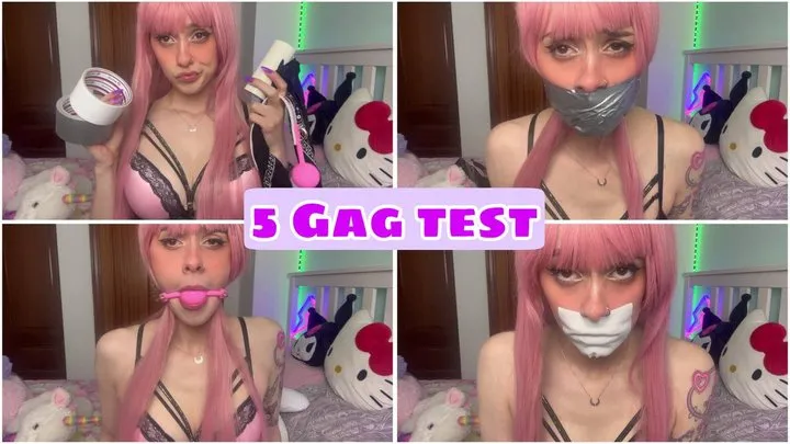 Mei Doll - 5 Gag test!!!