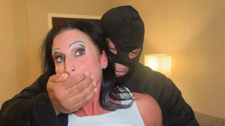 Kandyland - MILF Kandy gets in a bind with her intruder