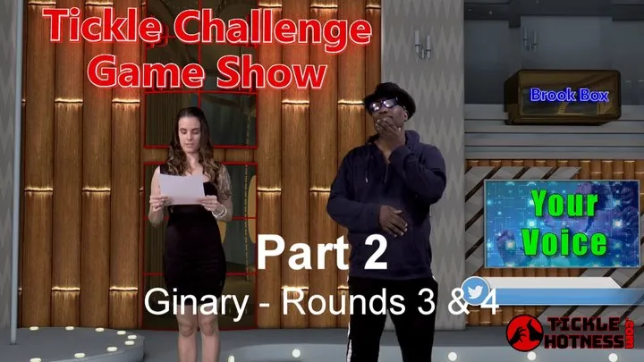 Ticklehotness C4s - Tickle Challenge Game Show - Part 2 - Ginary - Rounds 3 & 4