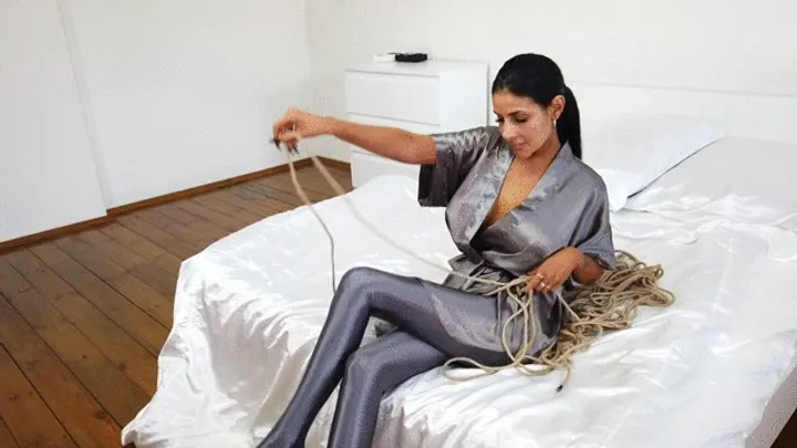 Clips Store By Wrapa - Caroline in Ropes Bondage with Magic Wand