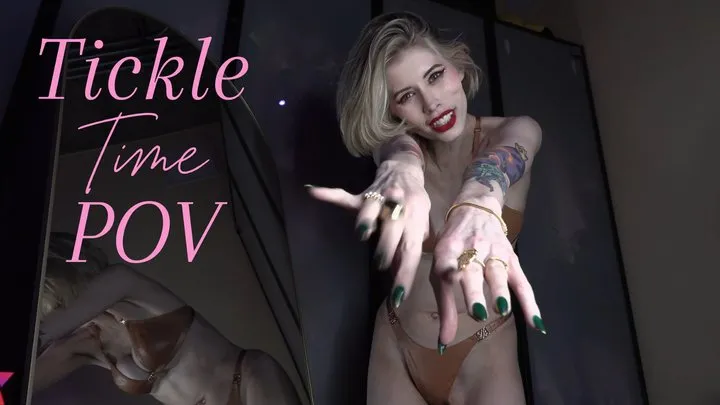 Kyaa's Empire - Tickle Time POV - Mean MILF Tickling Femdom by Goddess Kyaa