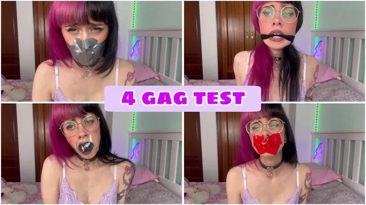 Mei Doll - 4 Gag Test!!! 4K