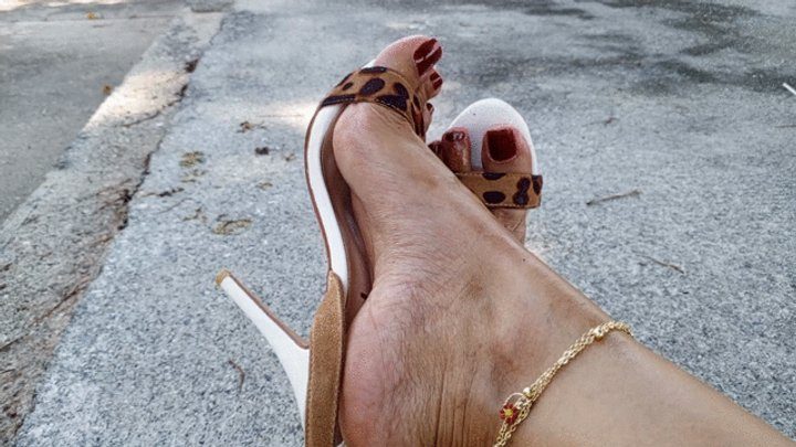 Goddess Foot Fetish - High bows, high heels and well-painted nails (3)