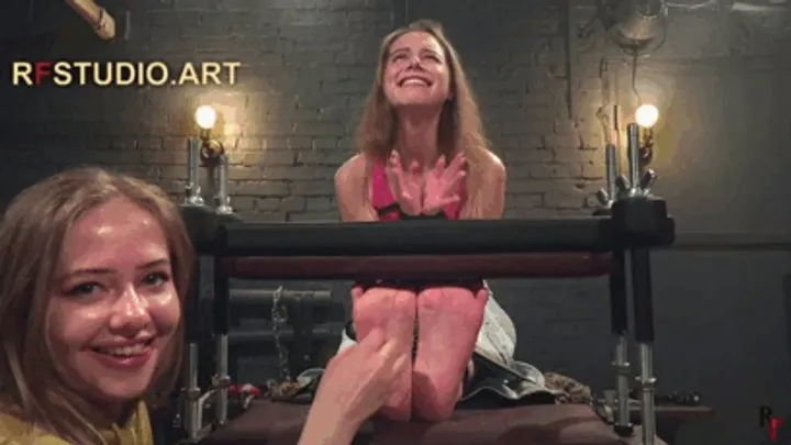 Rf Studio Production - Leya in Toe Press - Bare Sole Tickling by Olesya (FULL HD MP4)