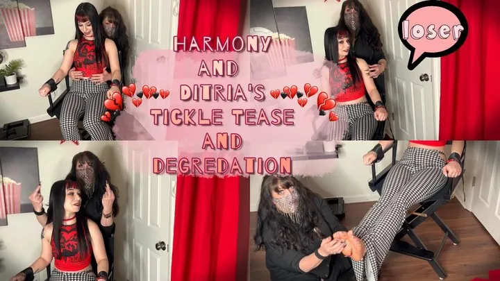 Ditria’s Realm Of Deviancy - Harmony and Ditria's Tickle Tease and Degradation 4k | When Harmony and Ditria see that you've been watching them, they cue you in to a few secrets as well as their opinions of you