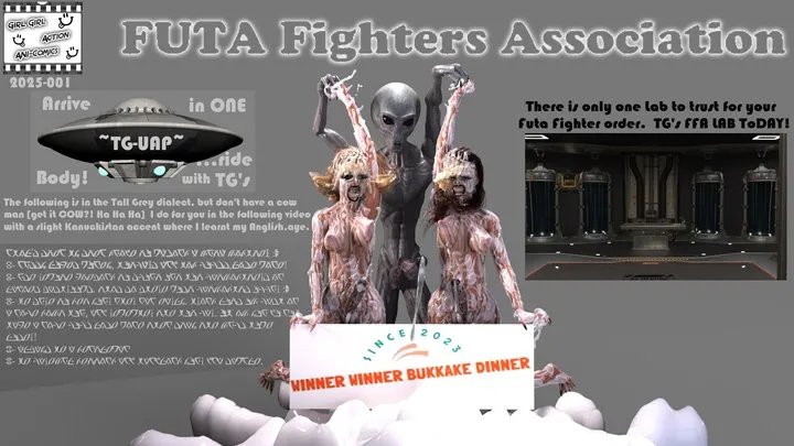 Girl Girl Catfights Sexfights - Grey Alien Explains Futa Fighters Association 1 of 2 wmv
