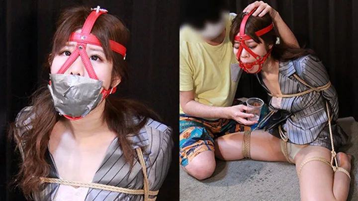 Tokyo Bondage Damsels - RK8 Japanese secretary Rika captured and trained for drooling Part4 (MP4)