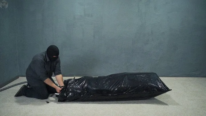 Vacuum Dreams - Air cushion experiment in a black vacuum shell