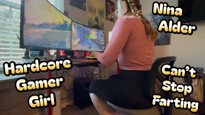 Fetish Nature Films - Gamer Girl Can't Stop Farting!