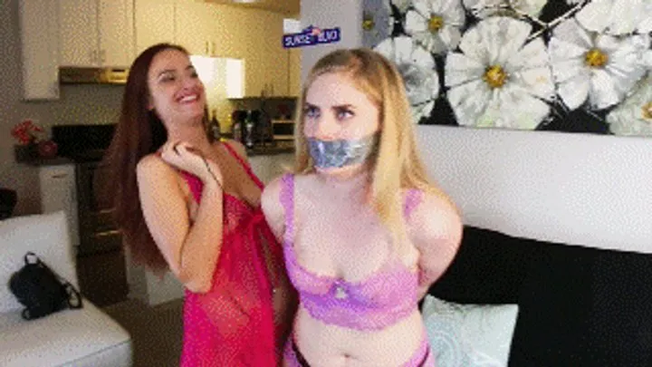 Hollyrope Omega - Lola Anderson and her girfriend Dresden dominate each other in three different sexy bondage situations!