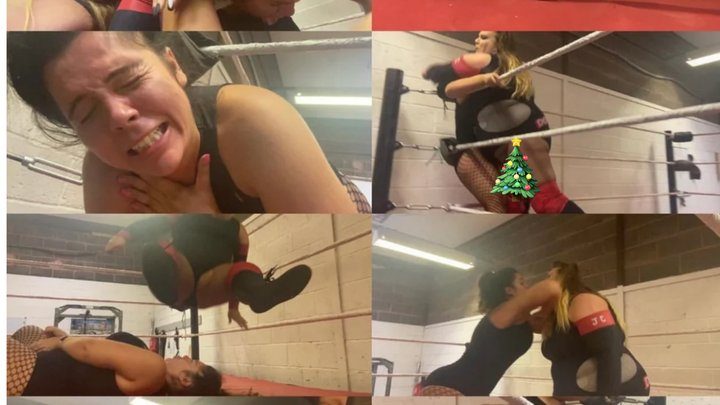 Power Girls Pro Wrestling - Giantess vs bbw Stinkfaces and slams