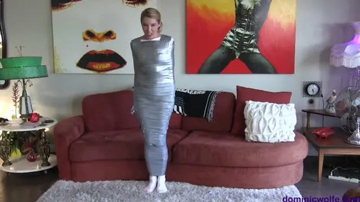 Dominic Wolfe's Gagged Beauties - Janira is a Double Mummified, Mouth PACKED, Toe-tied, Angry, Gag bitching & Toe-tally Frustrated Babysitter! RE ENCODE 2024