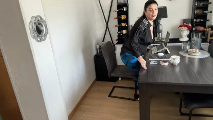 Farting Sniffer - Spanish MILF Secretary Lets It Rip part 1 *