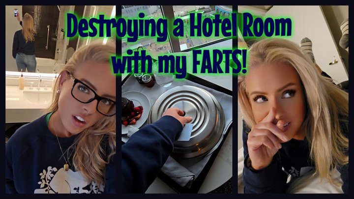 Vicktoria Tacos Fart Fetish Flirt - All Natural Farting: Candid Hotel Room Farts Marathon Running Weekend Vlog