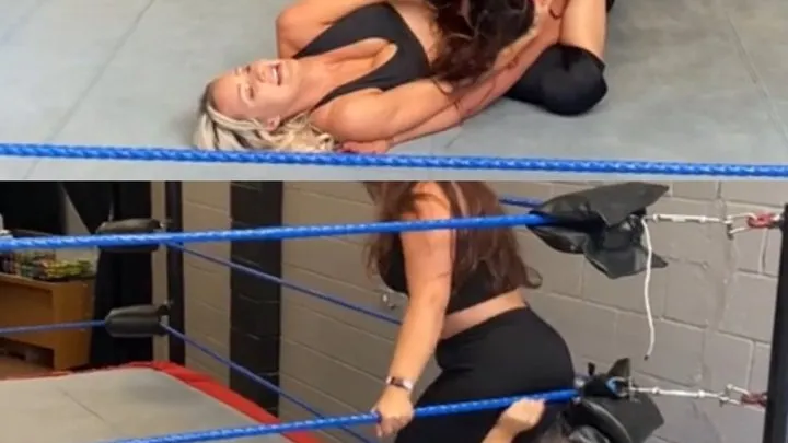Nadia Sapphire - Semi comp women’s match (includes head scissors triangle choke hold)