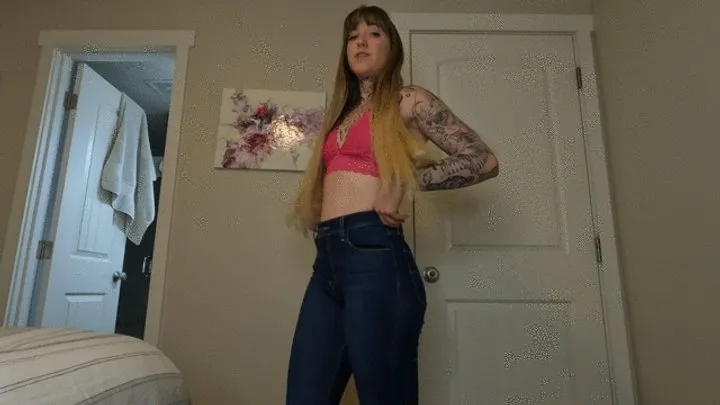 Classy N Gassy - classy breaking in new blue jeans