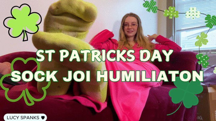 Lucy Spanks - St Patricks Lucky Lucy Foot Worship Humiliation Feet Fetish
