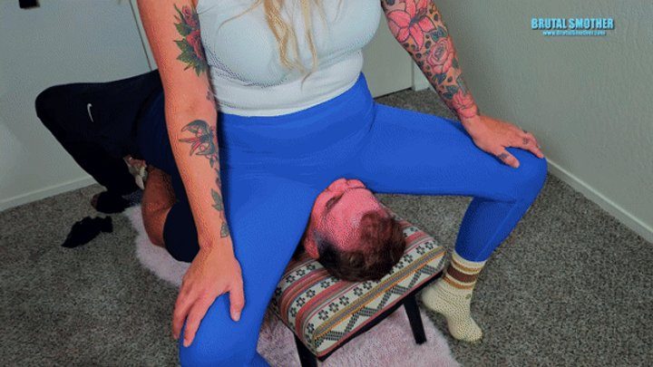 Brutal Smother - Panty Gagged Smother and Grind - 1080P High Definition