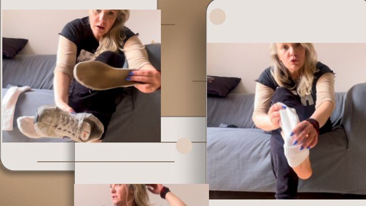 Empressmbellashoeplay - The control of both you are through sweaty and sexy feet