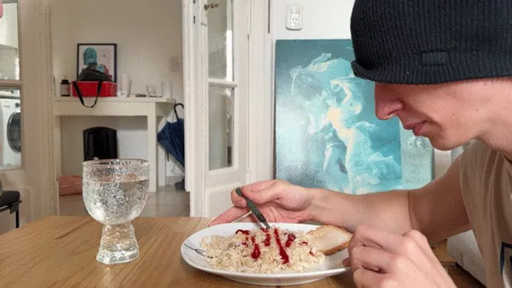 Katherinefarts - Stinking Up His Food And Making Him Puke