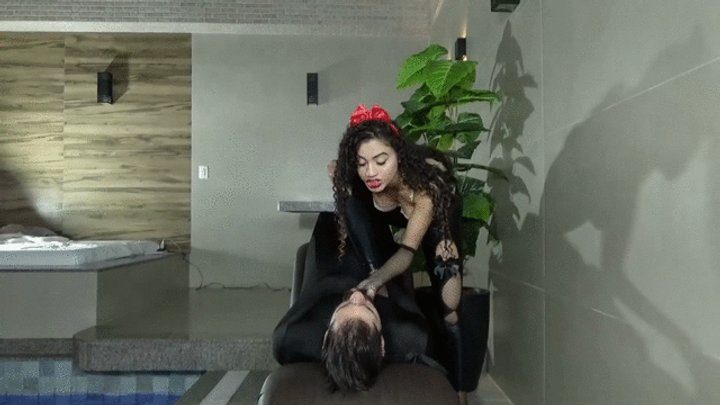Scarlet White Face Sitting - CUTE BRUNETTE GIRL SITTING AND CONTROL THE SLAVE WITH FACESITTING IN THE END PART 1 BY LYA AND DANIEL SANTIAGO CAM BY ALINE FULL HD