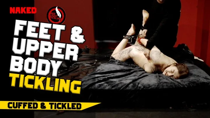 Red Light Tickling - First time of Gaga! Intense Feet Tickling no Mercy | Ticklish Hips and soles! Tickle Domination