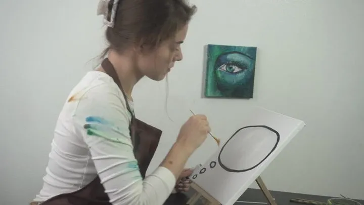 Princess Leya - Let's paint while tickling!