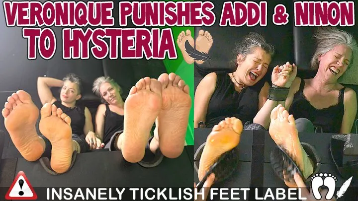 Tickle Frenchtickling  Store - VERONIQUE PUNISHES ADDI & NINON TO HYSTERIA - HD WMV