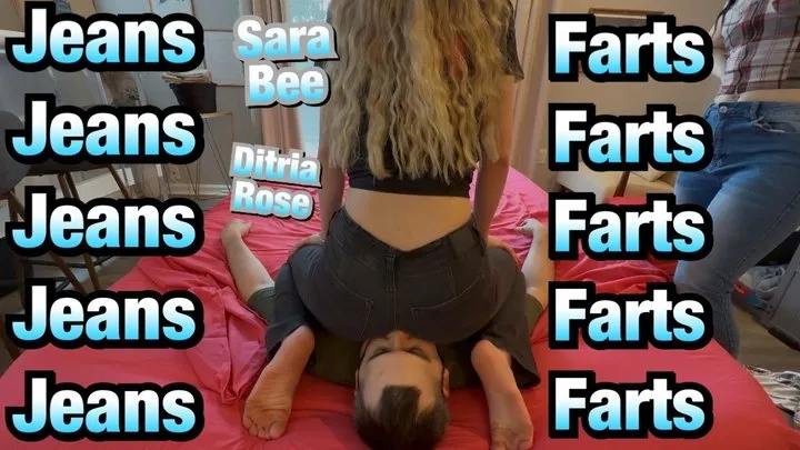 Fetish Nature Films - Denim Face Farts - Ditria and Sara!