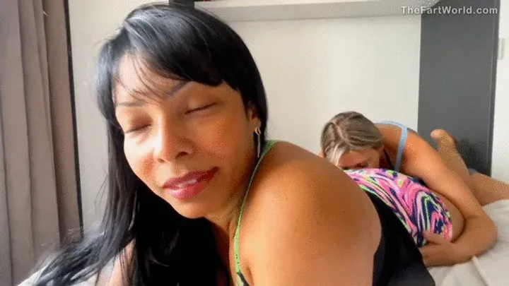 The Fart World - Melissa Is Inara's Fart Slave And Loves It!