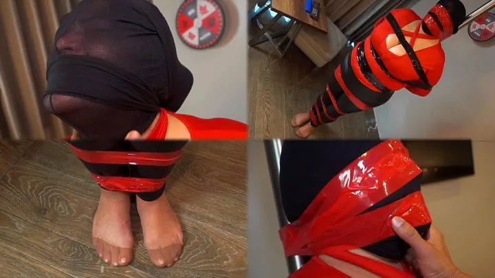 Divarope Latinas In Fetish Bondage - Helpless chubby damsel taped at pole!